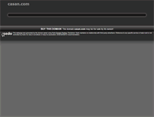 Tablet Screenshot of casan.com