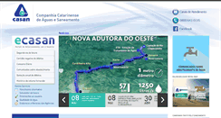 Desktop Screenshot of casan.com.br
